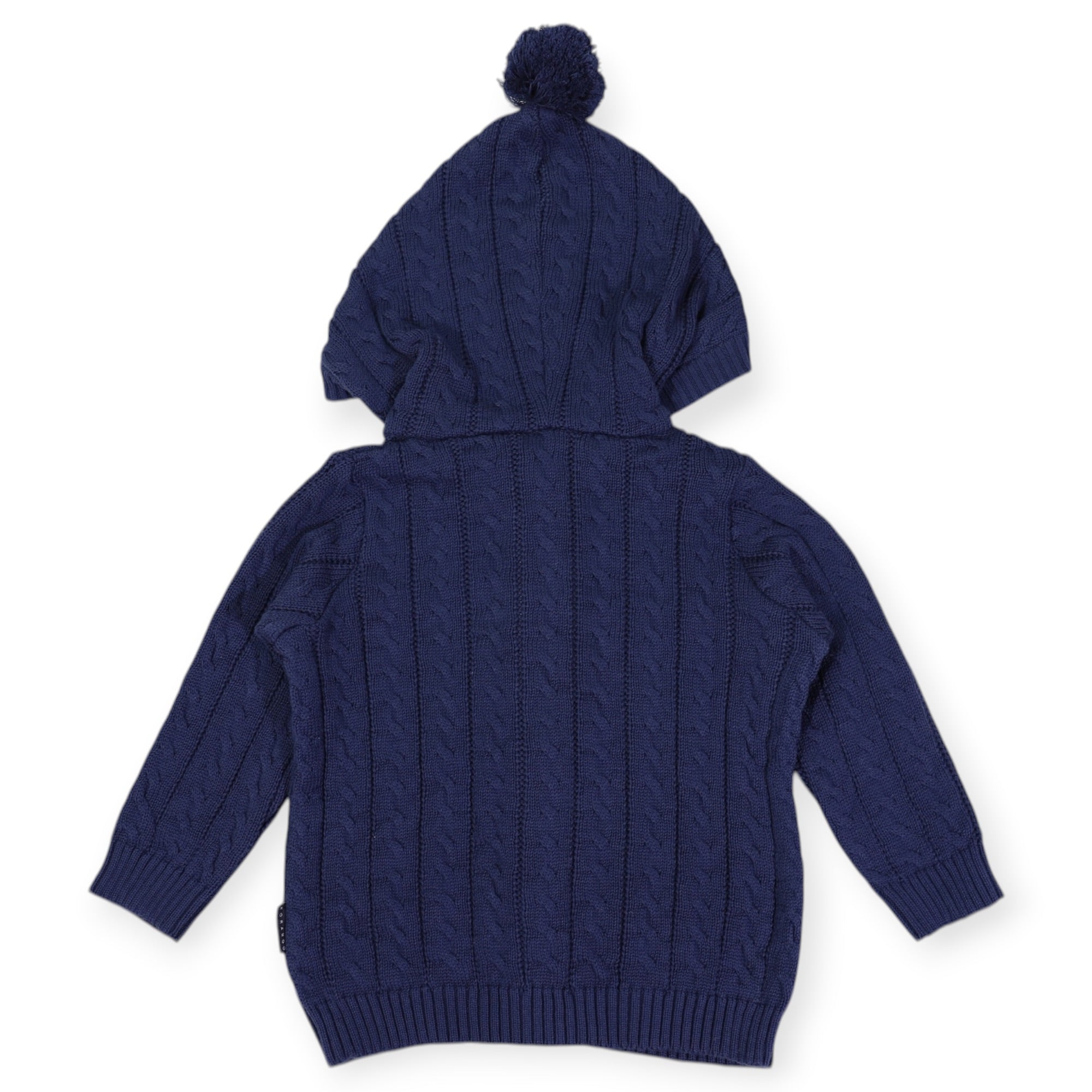Cable Knit Jacket Classic Navy