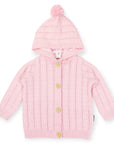 Cable Knit Jacket Classic Pink