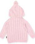 Cable Knit Jacket Classic Pink