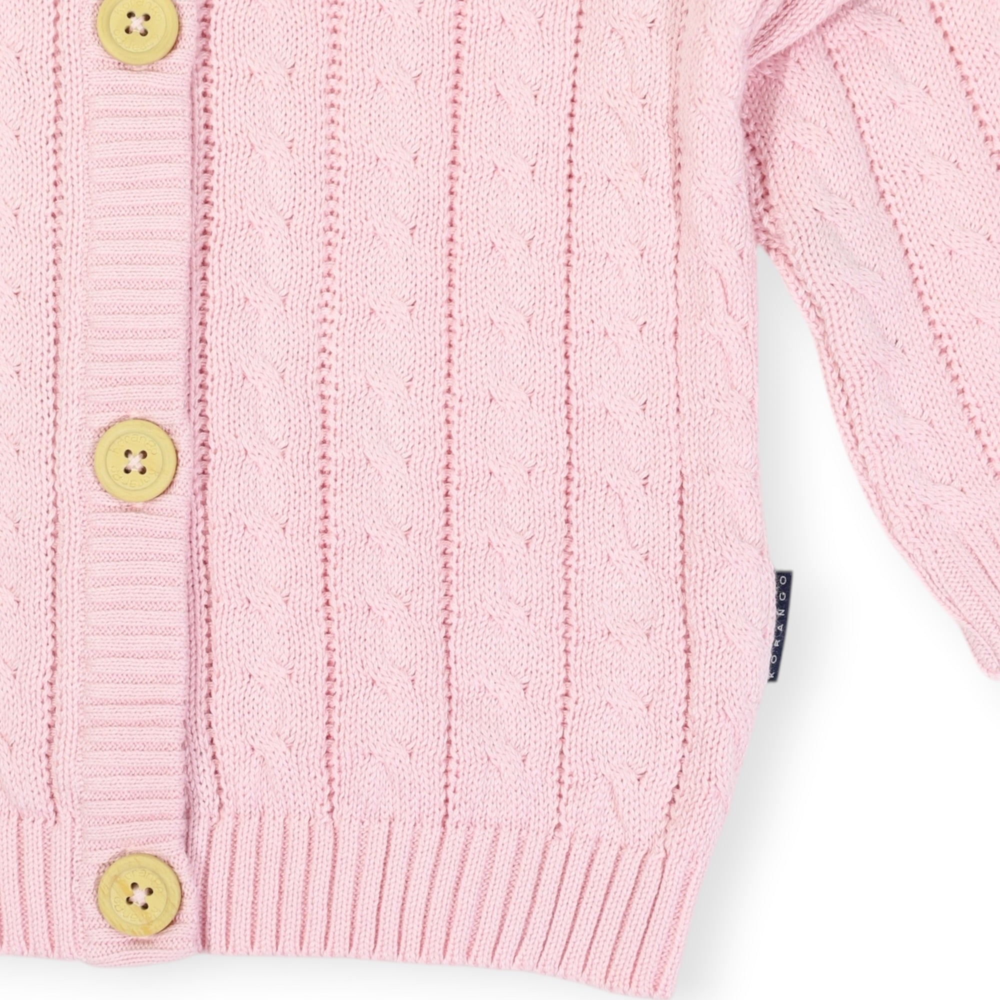 Cable Knit Jacket Classic Pink