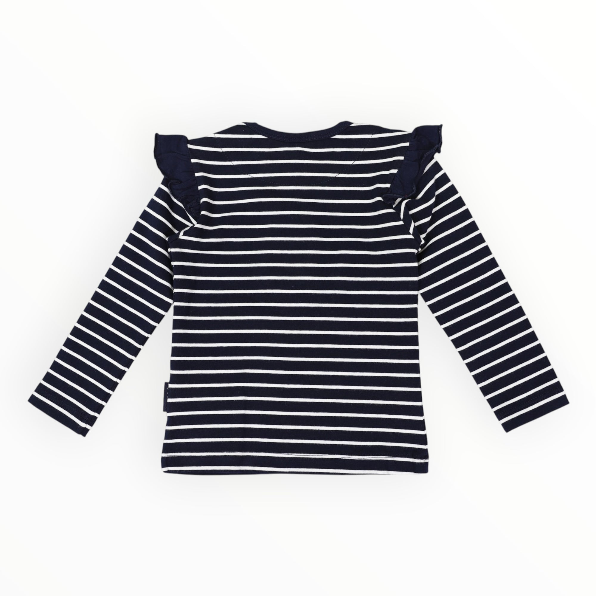 Pretty Bird Striped Top Navy