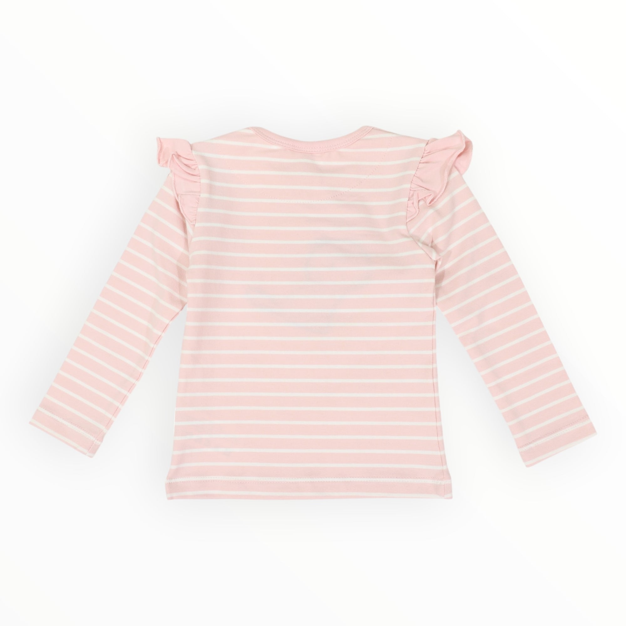 Pretty Bird Striped Top Pink
