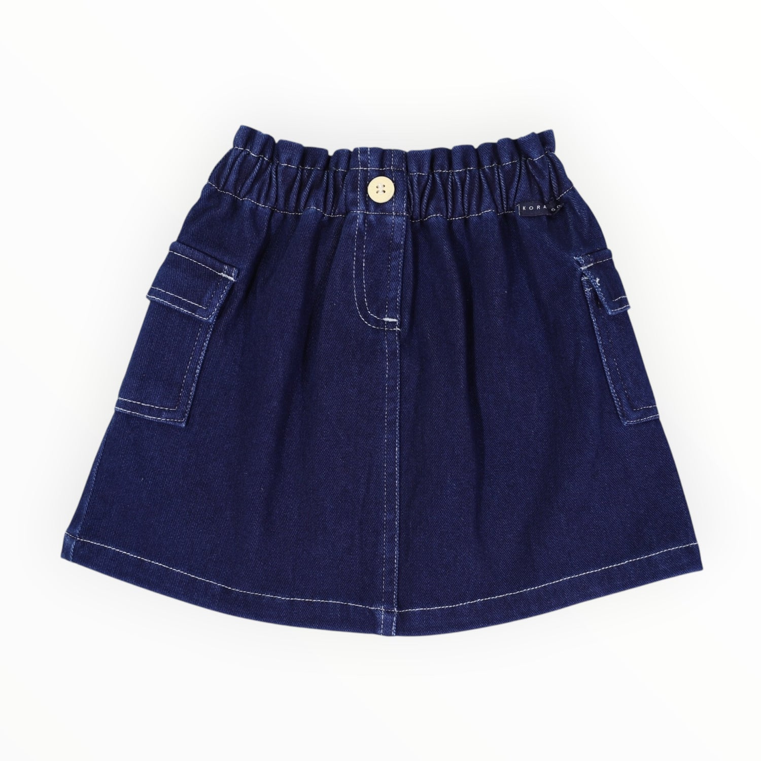 Soft Denim Skirt Dark