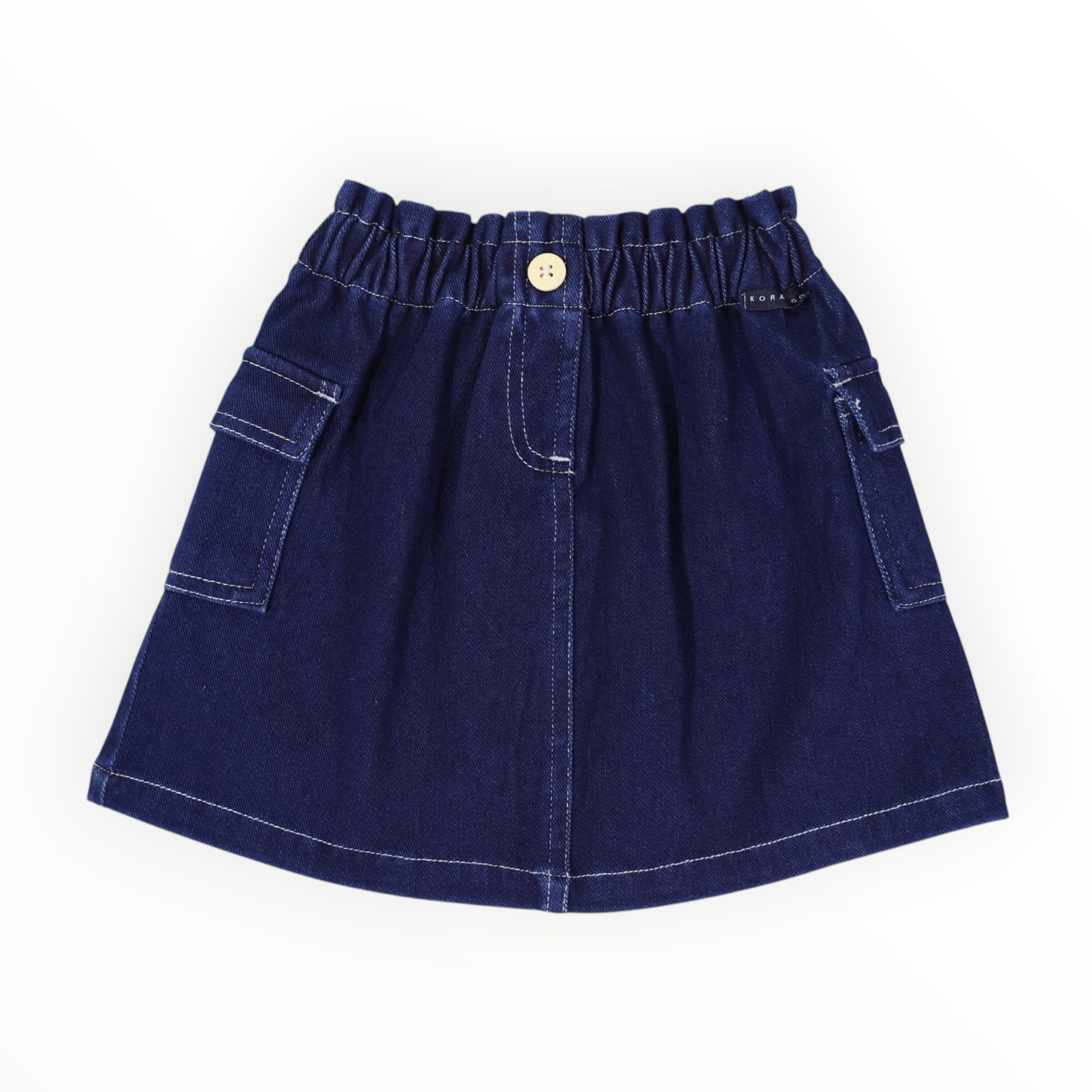Soft Denim Skirt Dark