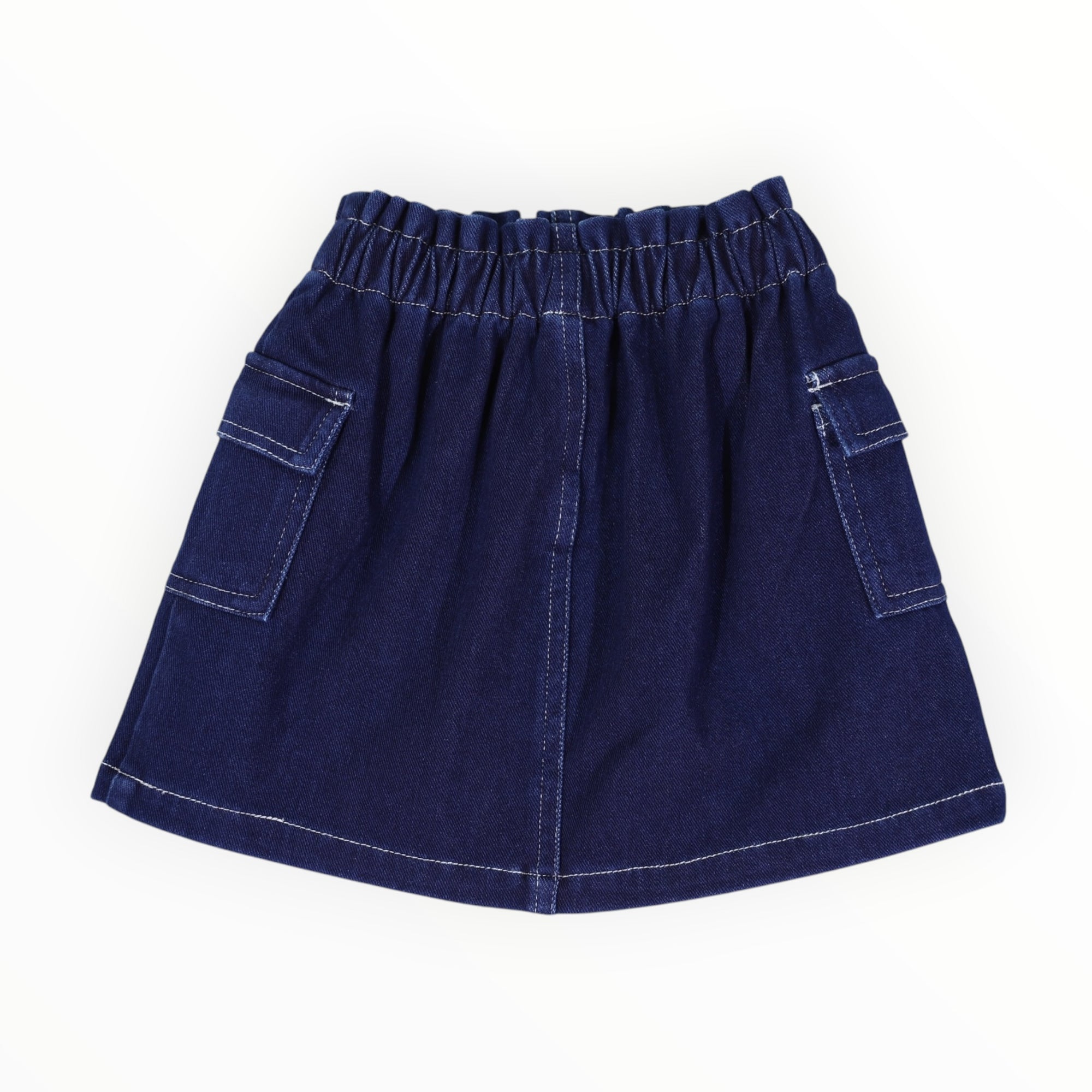 Soft Denim Skirt Dark