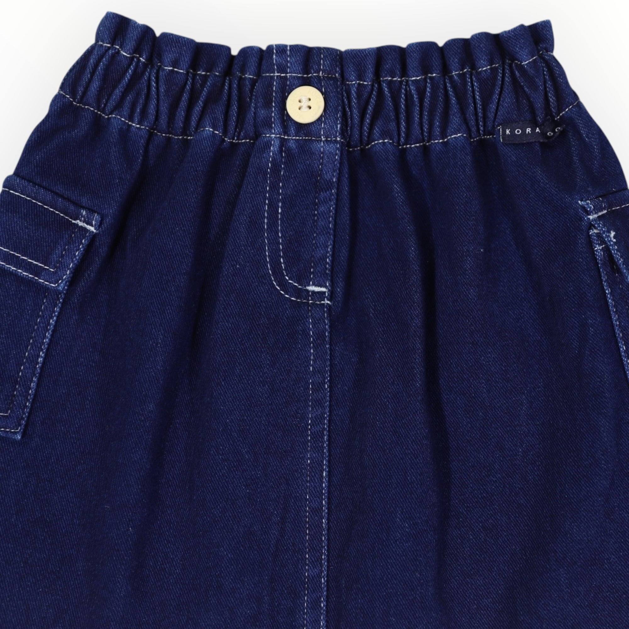 Soft Denim Skirt Dark