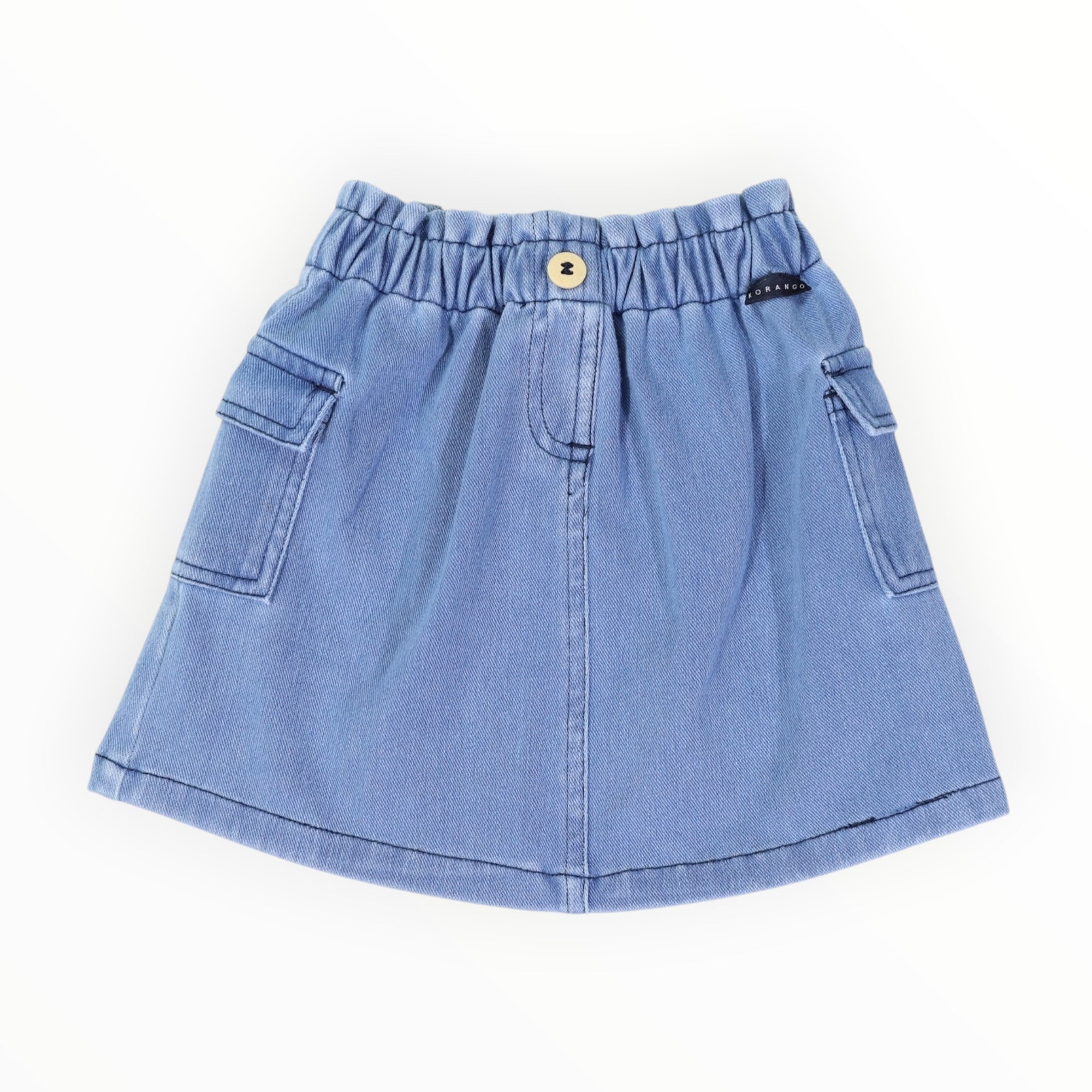 Soft Denim Skirt Light