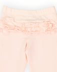 Cotton Pink Legging with Ruffle