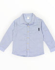 Soft Cotton textured Shirt Blue