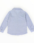 Soft Cotton textured Shirt Blue