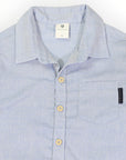 Soft Cotton textured Shirt Blue