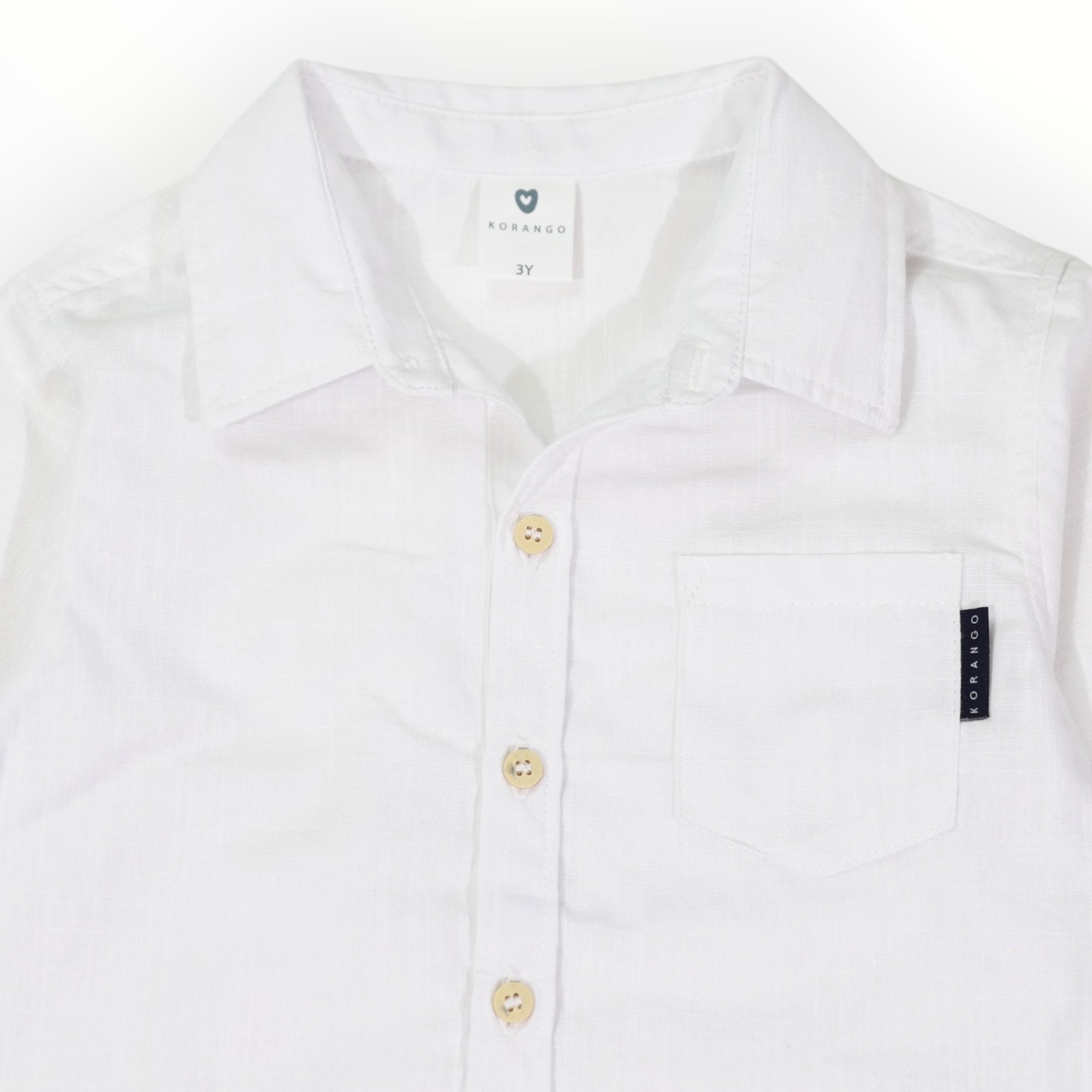 Soft Cotton textured Shirt White