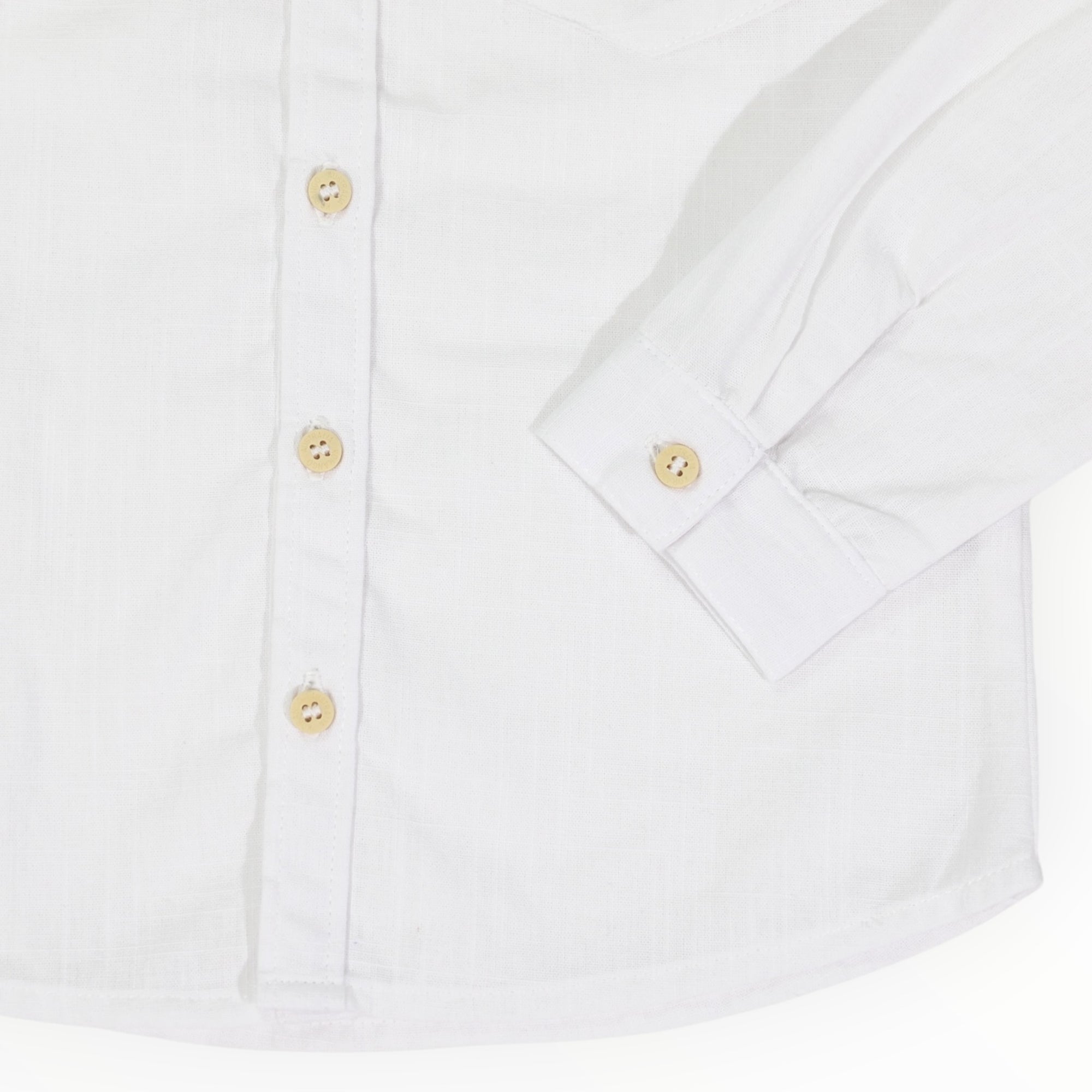 Soft Cotton textured Shirt White