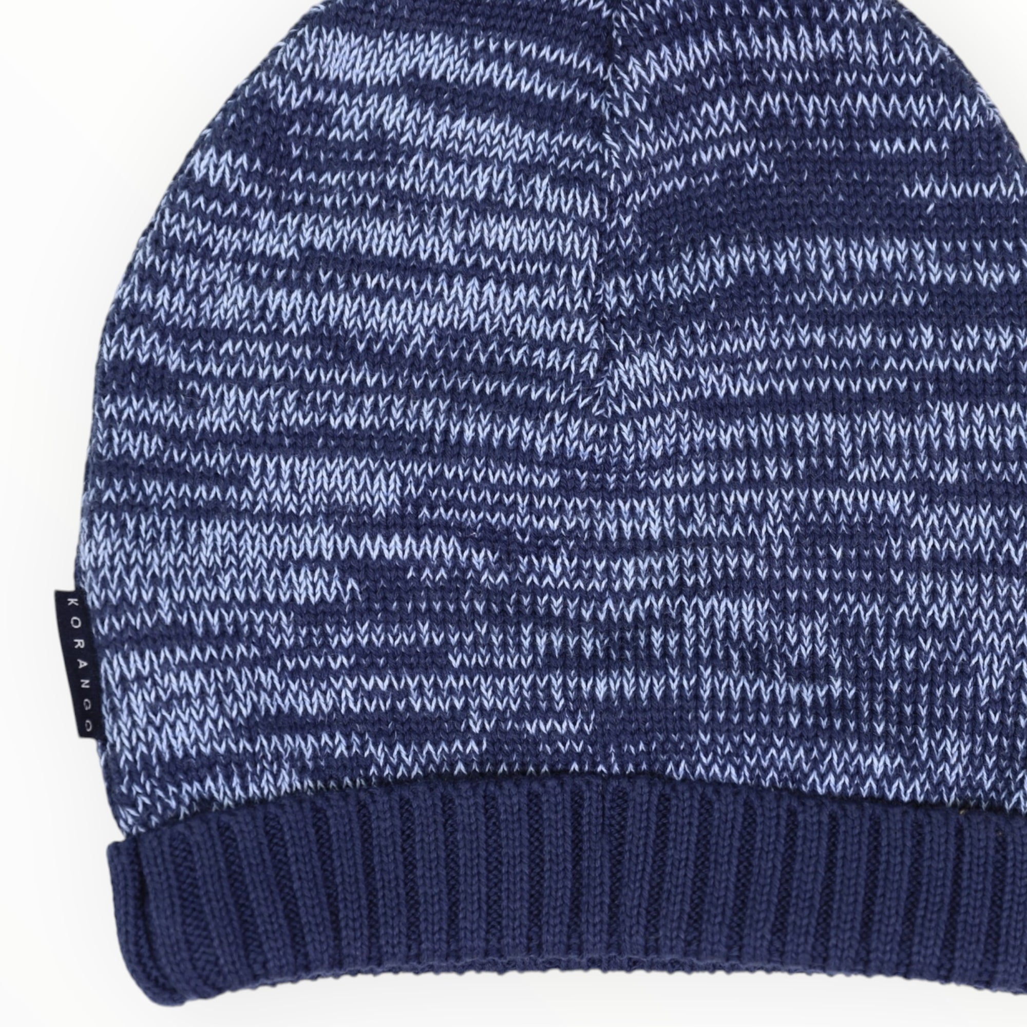 Fleck Knit Beanie Blue/Navy