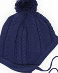Cable Knit Beanie Classic Navy