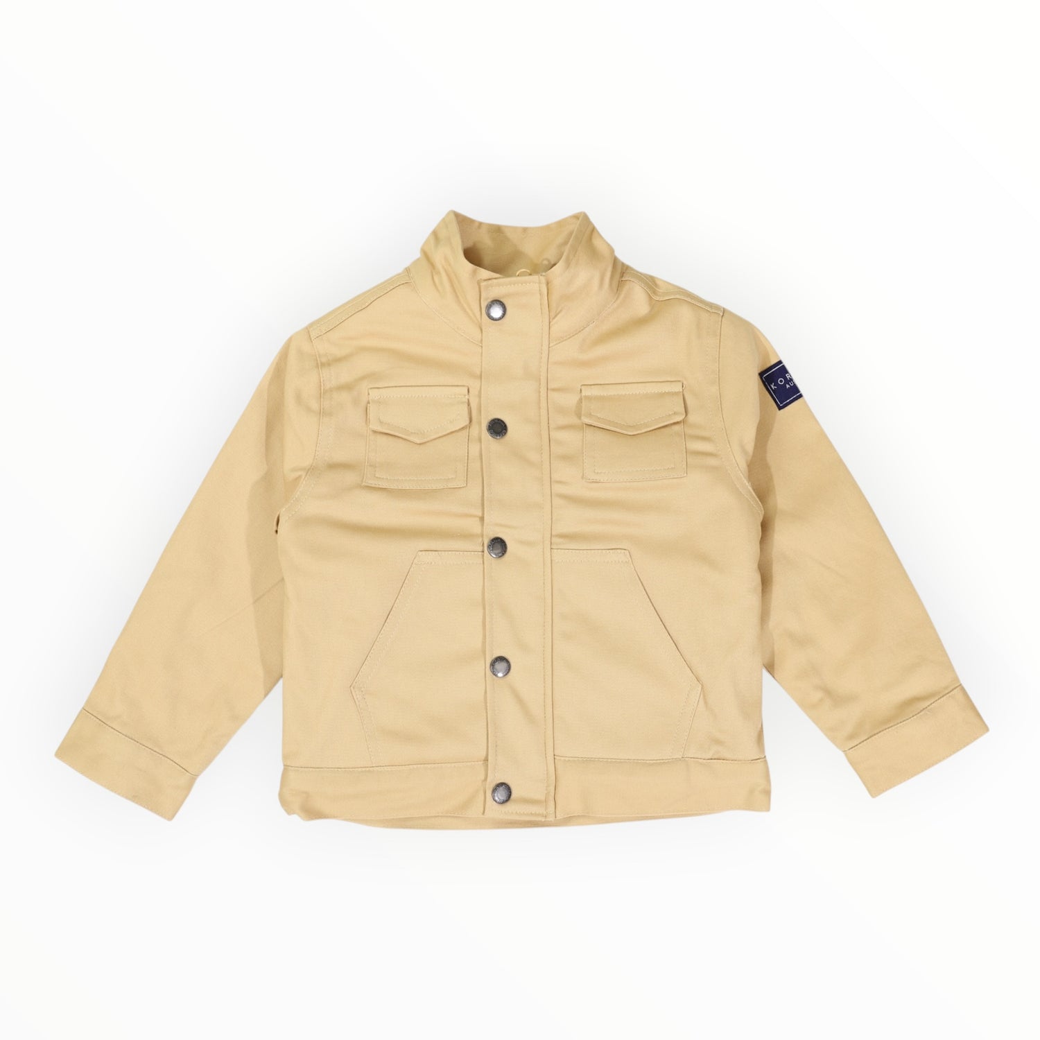 Plush Cotton Twill Jacket Sand