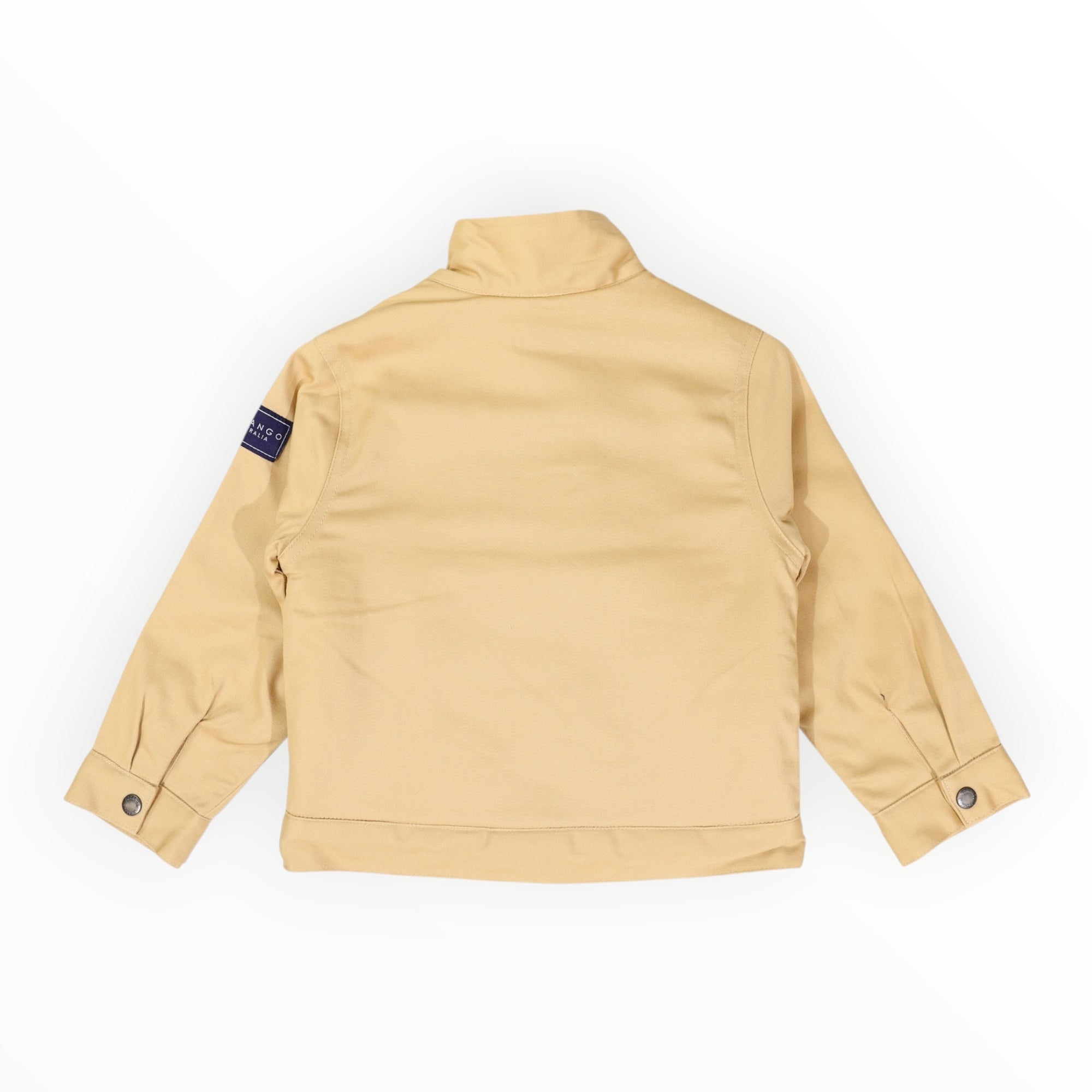 Plush Cotton Twill Jacket Sand