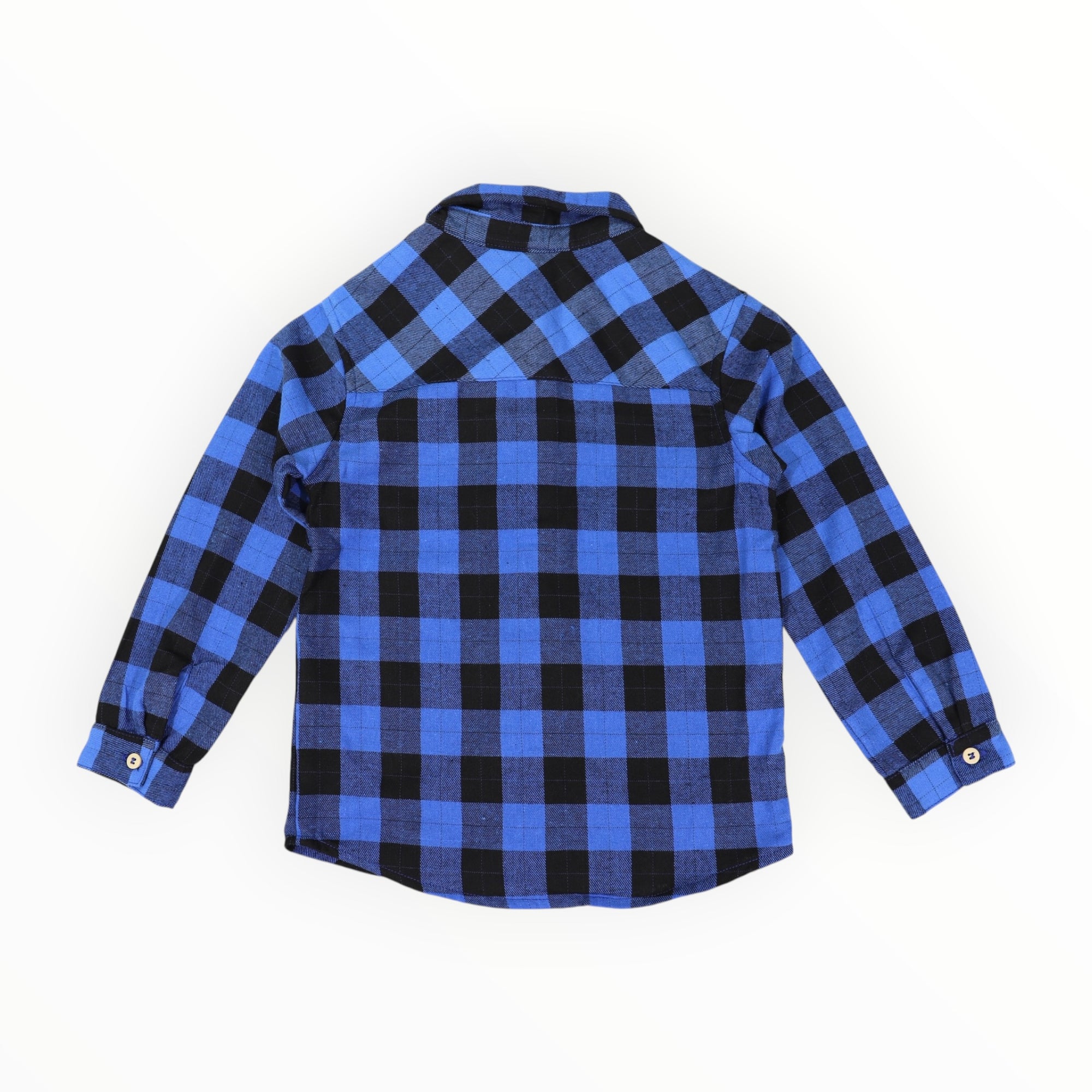 Cotton Flannelette Shirt Blue