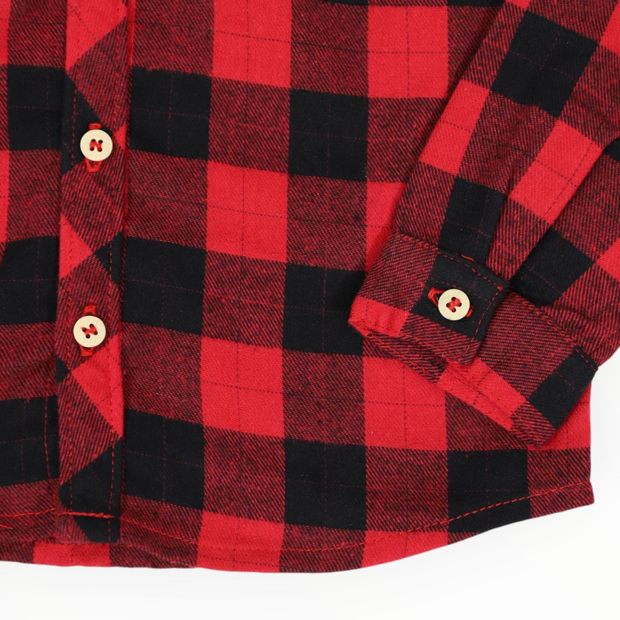 Cotton Flannelette Shirt Red