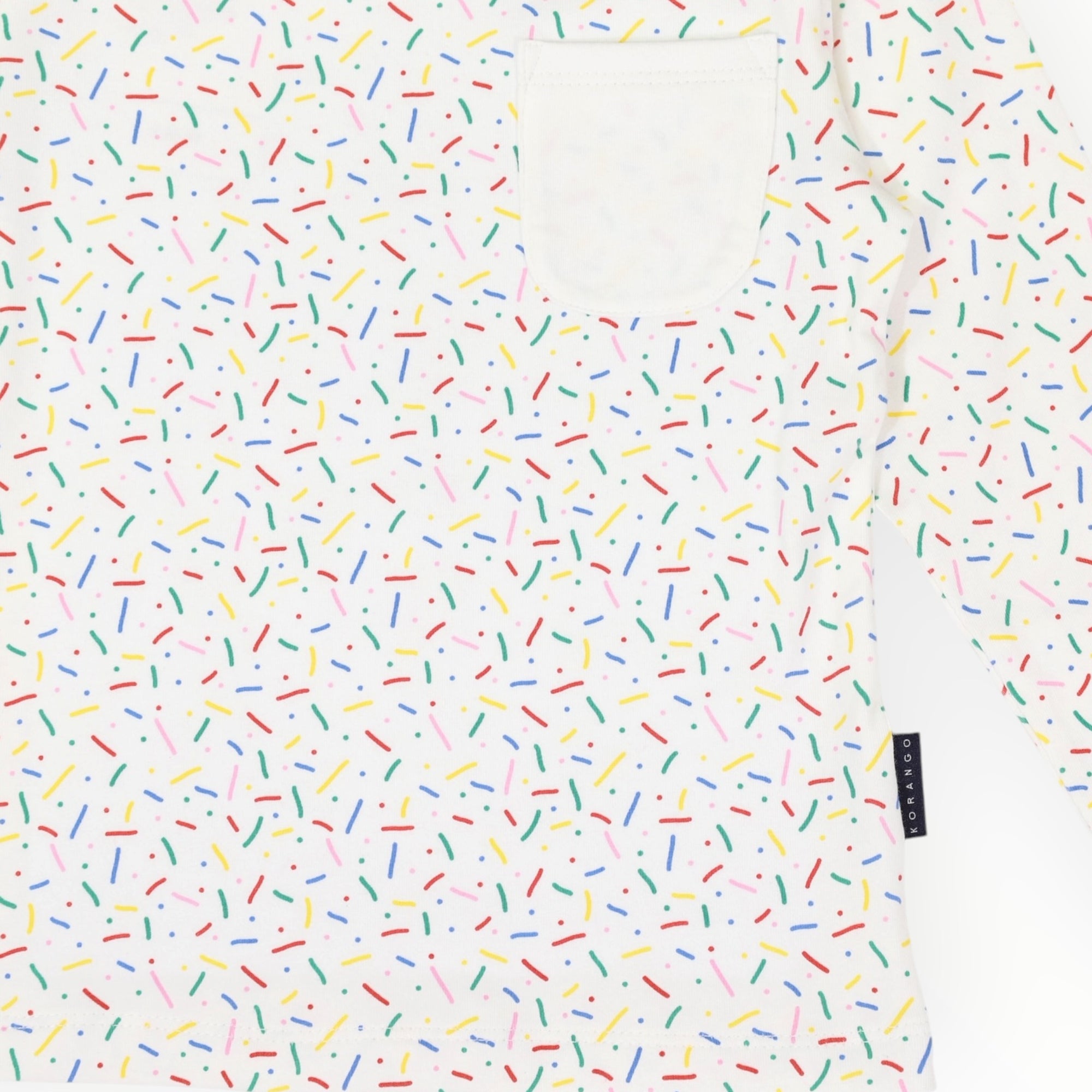 Sprinkles Tee with Pocket Beige