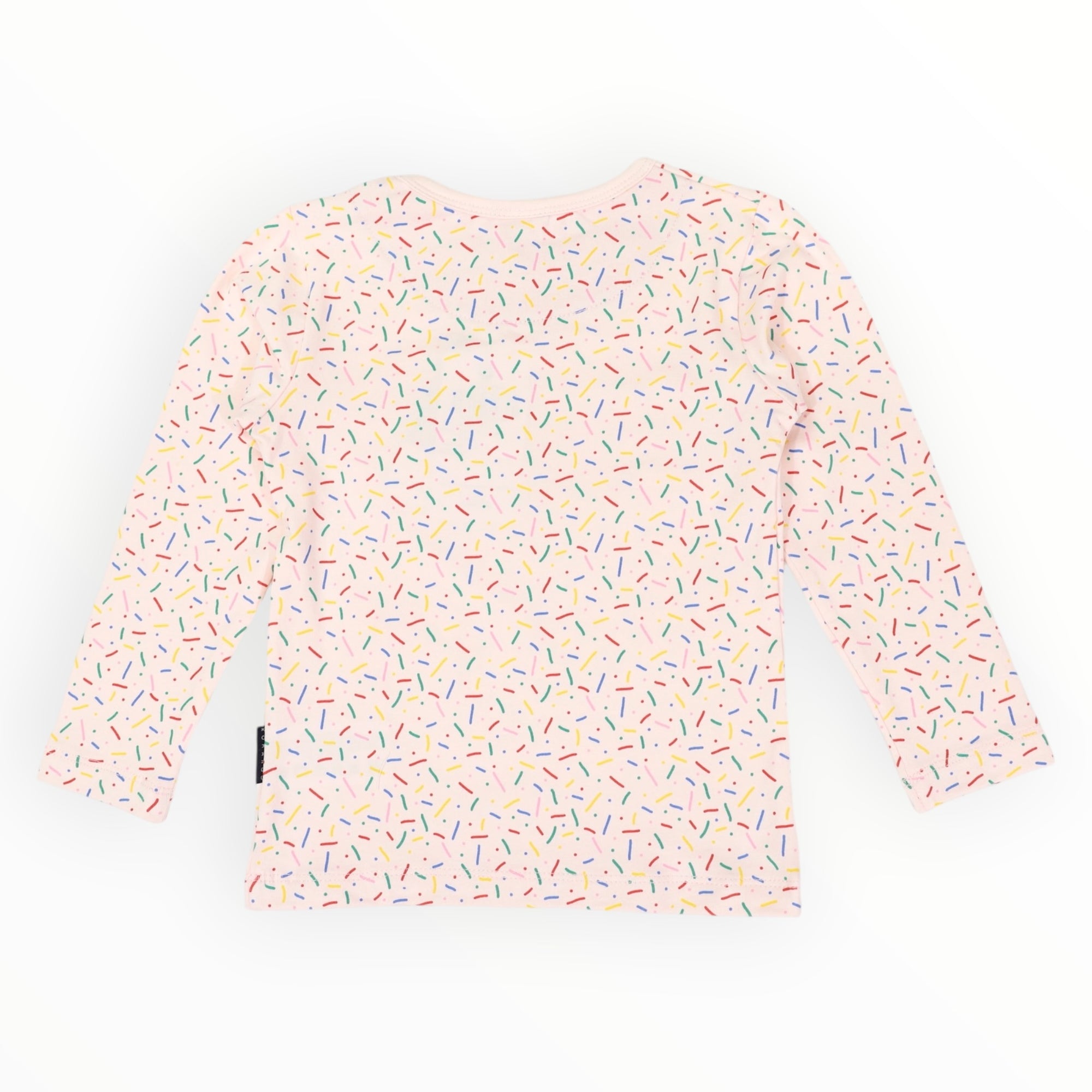 Sprinkles Tee with Pocket Pink