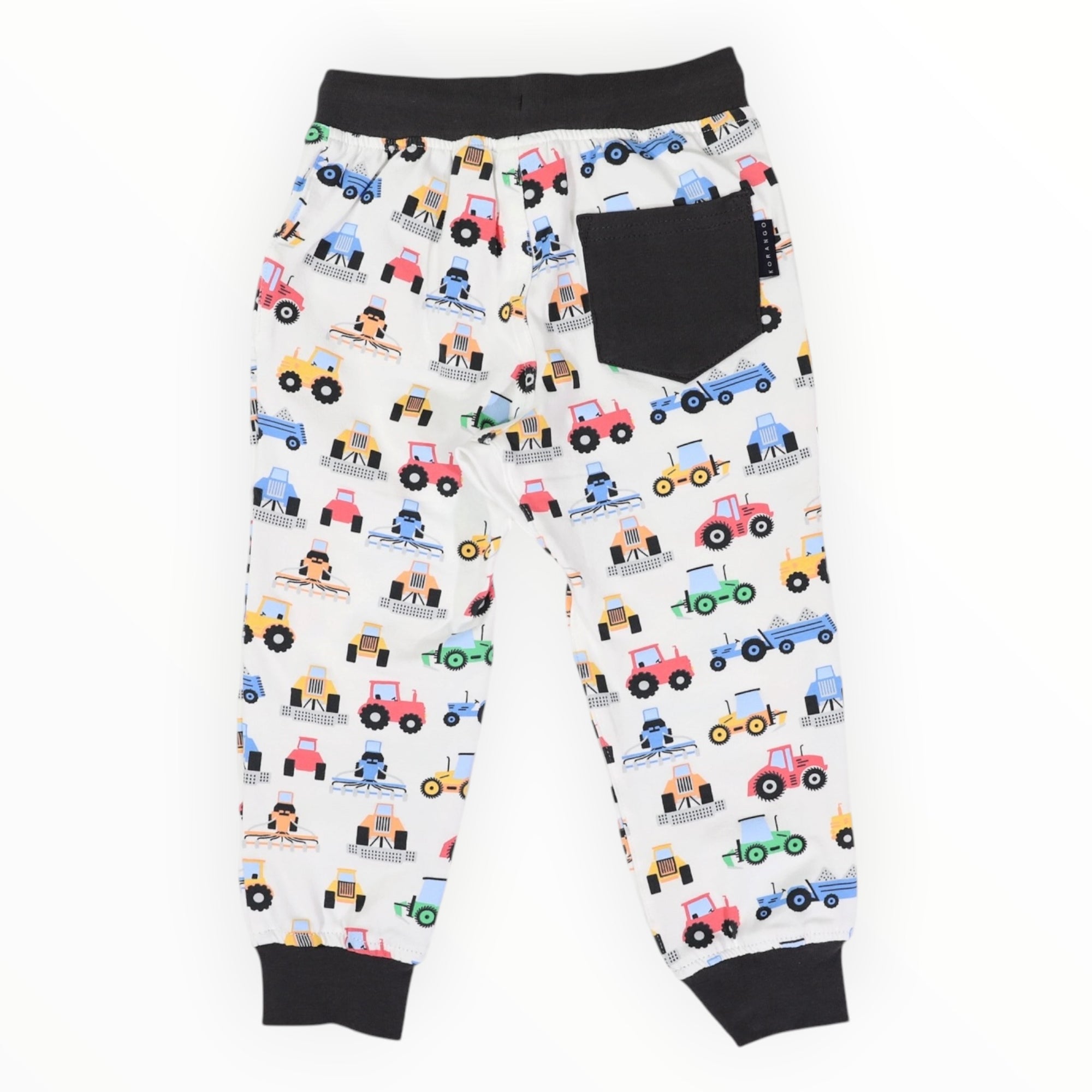 Tractor Cotton PJs Beige