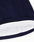 Strawberry Appliqued Cord Dress Navy