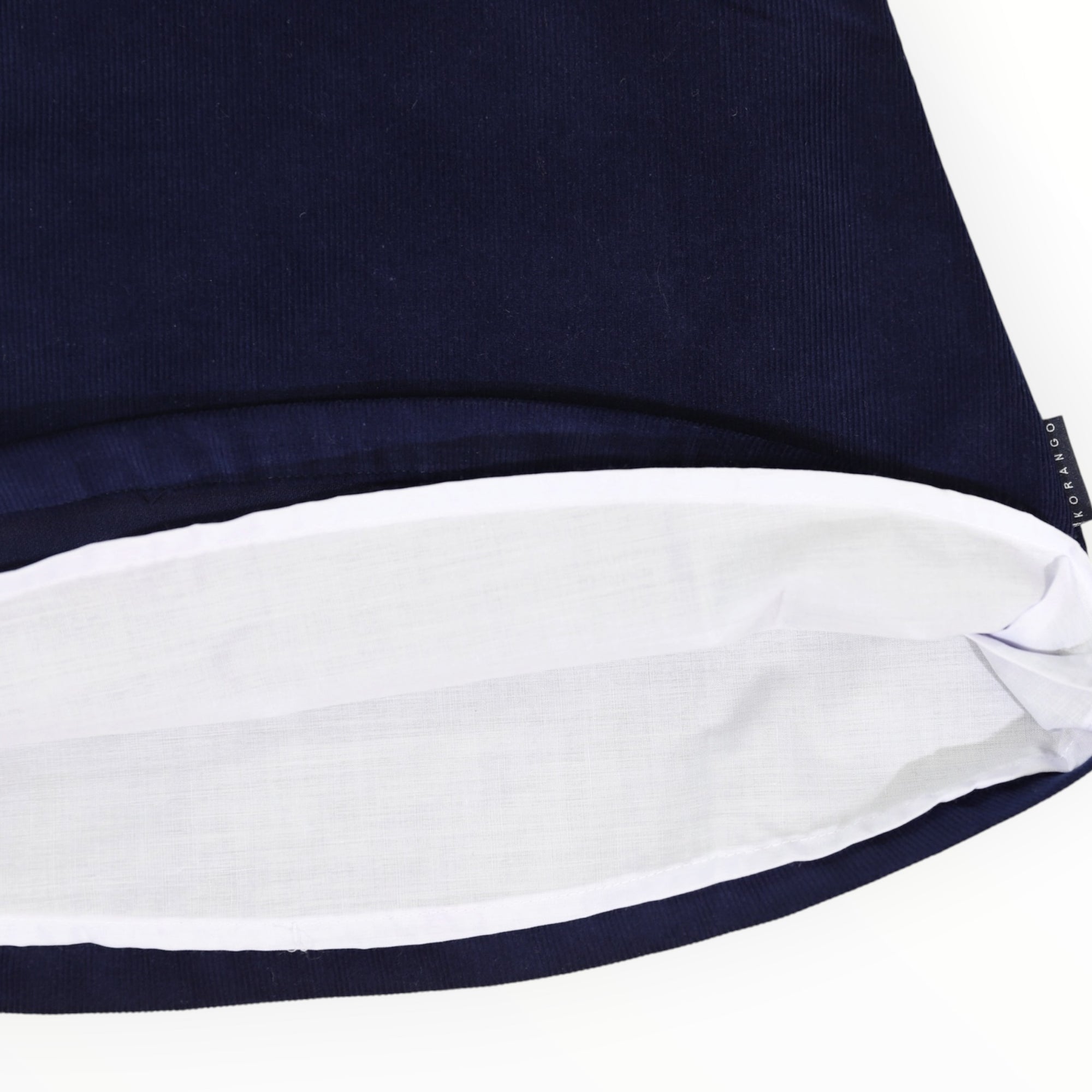 Little Wren Appliqued Cord Dress Navy