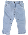 Denim Jean with Adjustable Waist Light