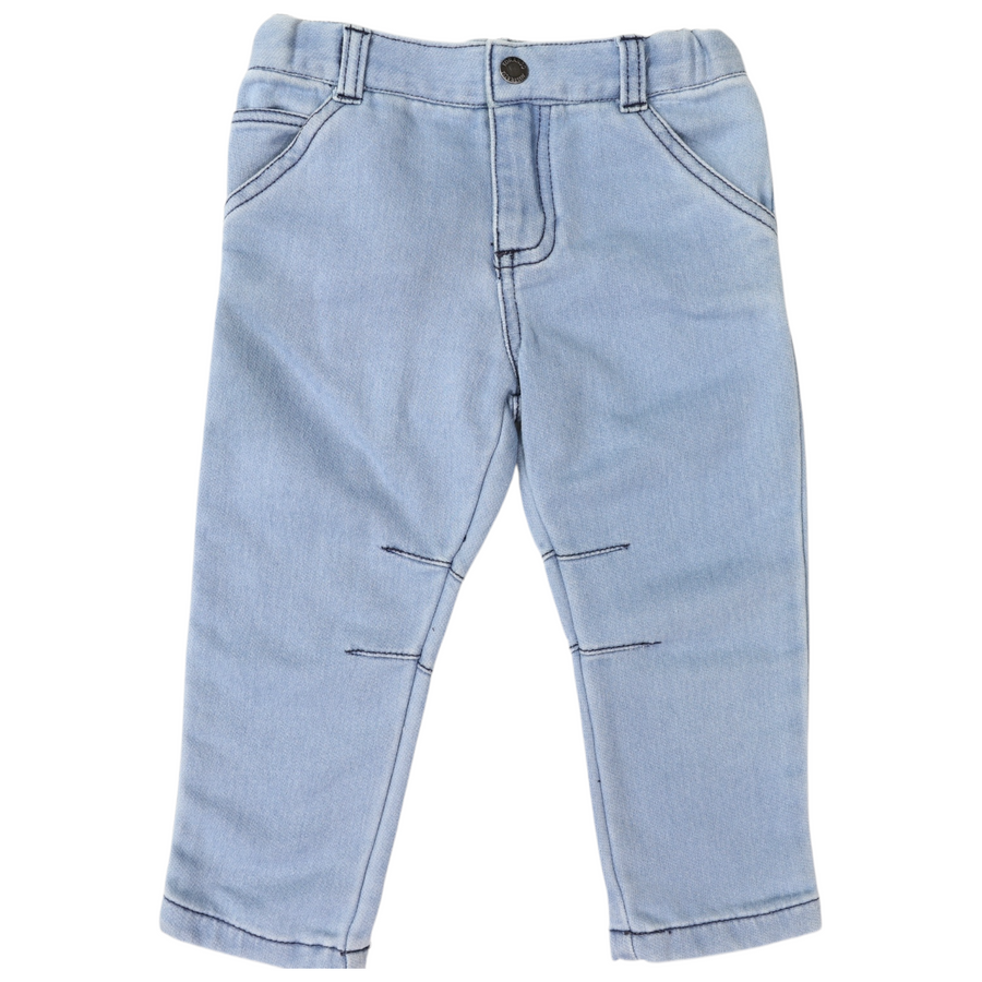 Denim Jean with Adjustable Waist Light