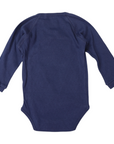 Organic Pointelle Bodysuit Navy