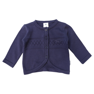 Knit Cardigan Navy