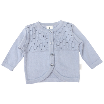 Organic Cardigan Blue