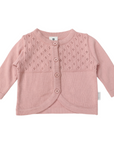 Organic Cardigan Pink