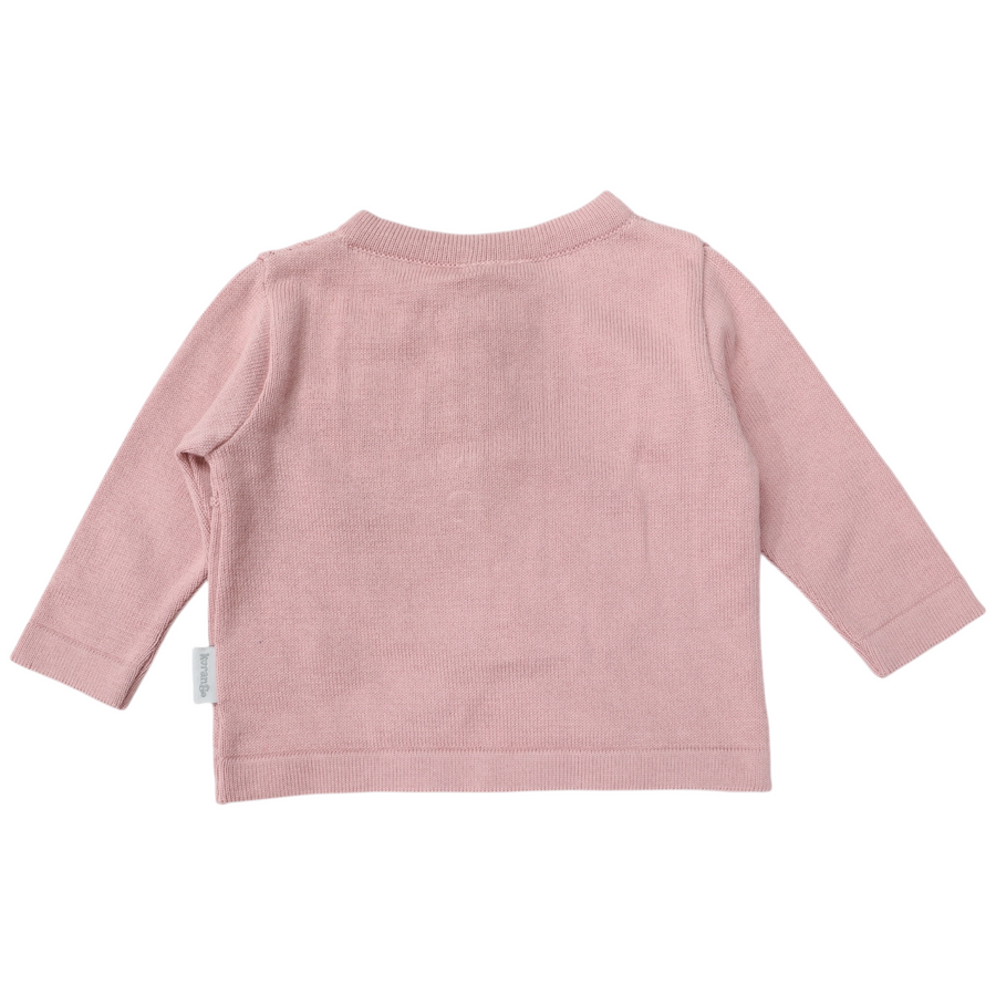 Organic Cardigan Pink