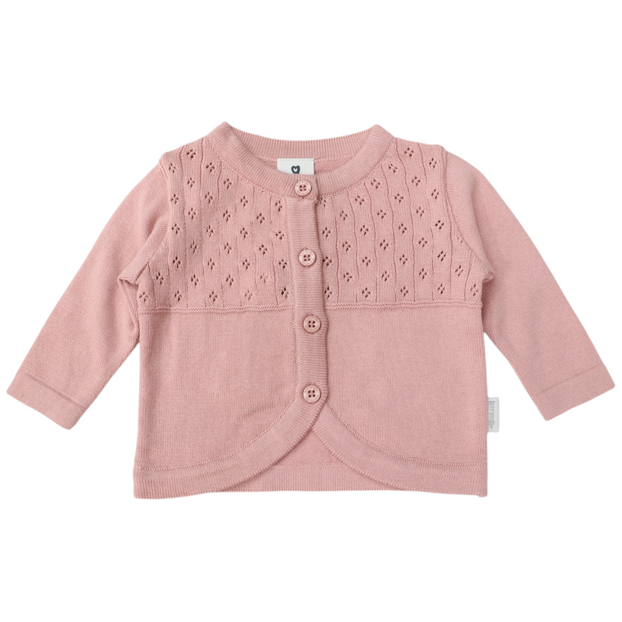 Organic Cardigan Pink