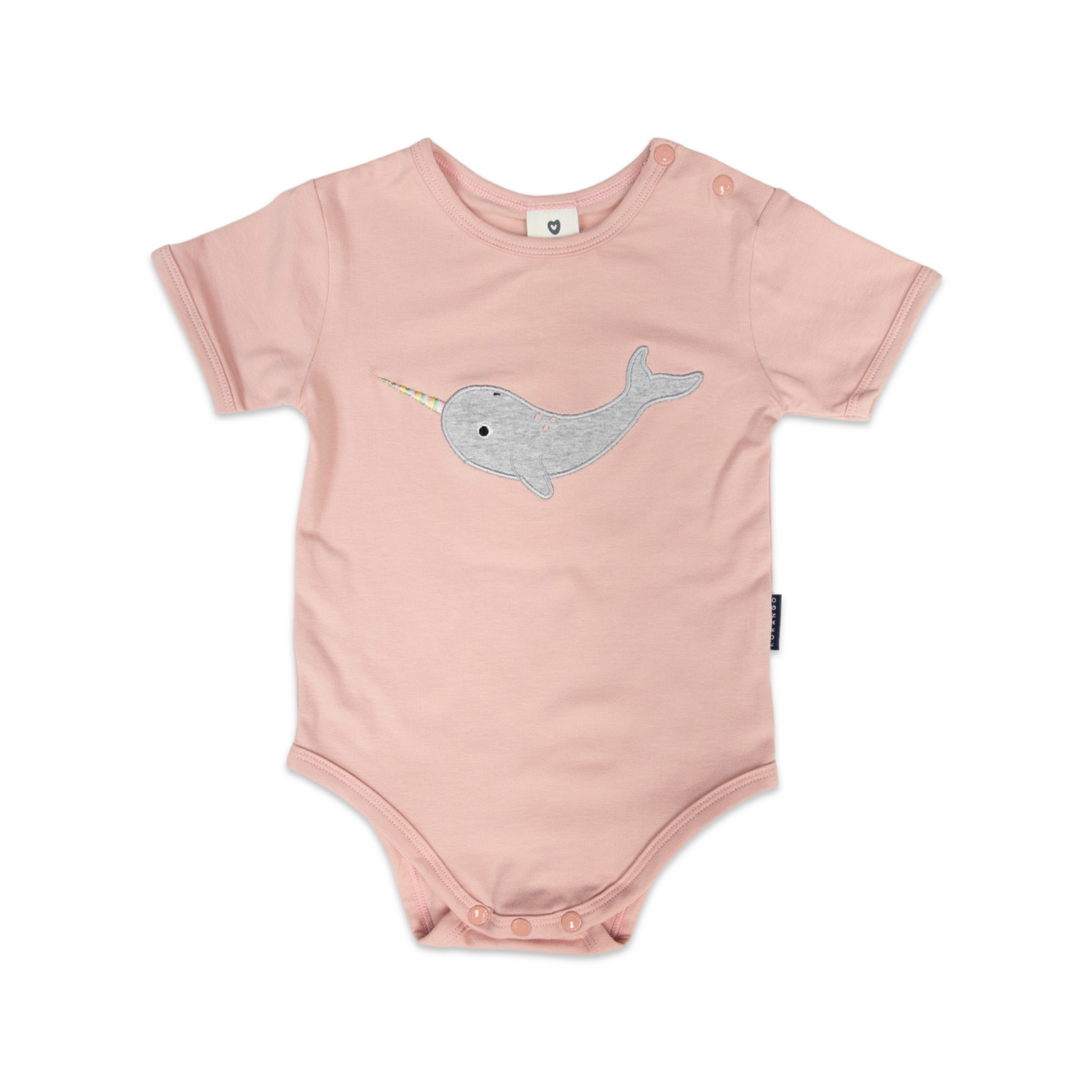 Narwhal Bodysuit Pink