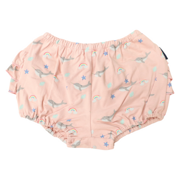 Narwhal Cotton Frill Pant Pink