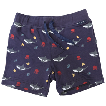 Under the Sea Cotton Short Navy