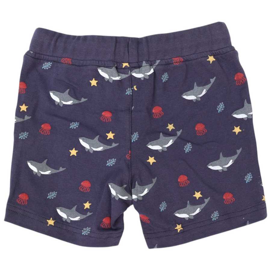 Under the Sea Cotton Short Navy