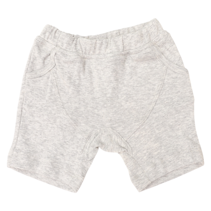 Grey Cotton Modal Short