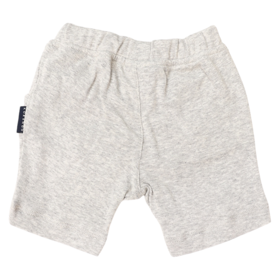 Grey Cotton Modal Short