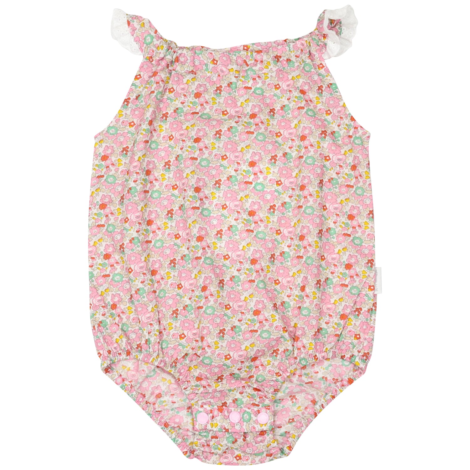 Classic Floral Sunsuit Pink