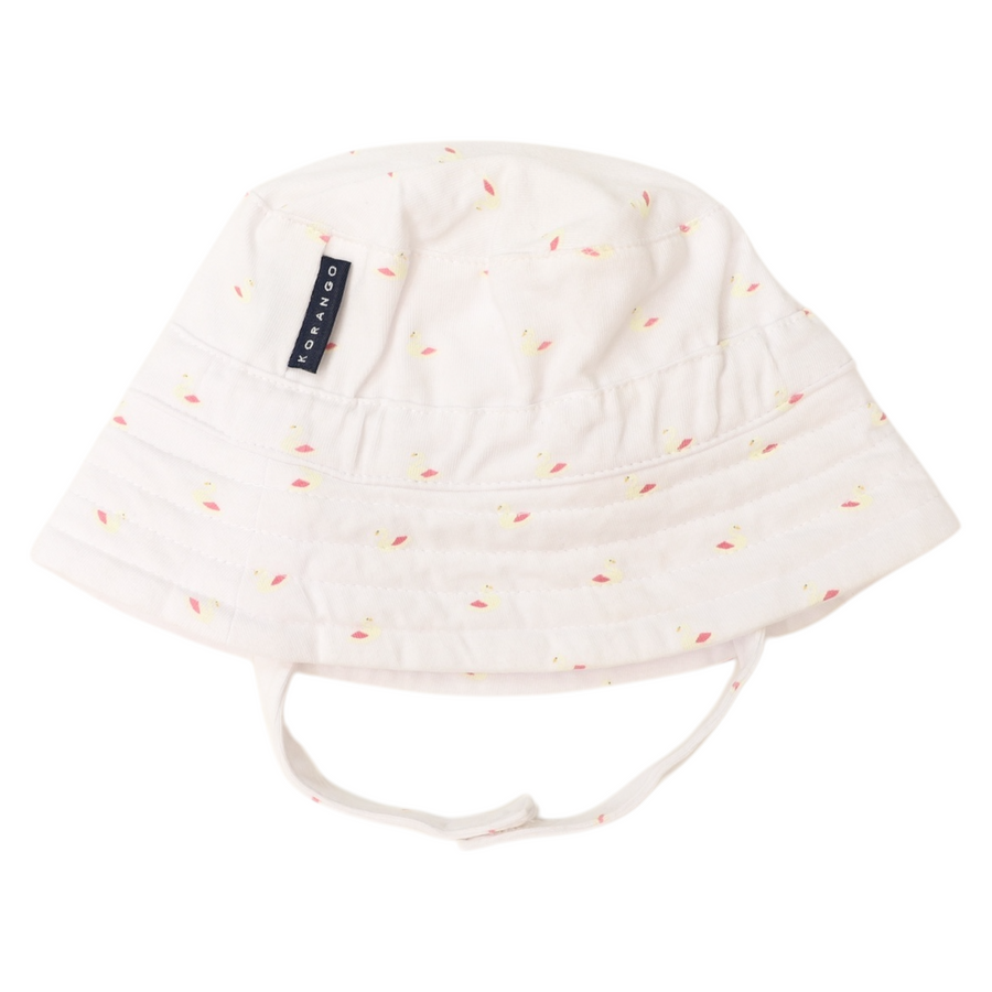 Swan Cotton Sunhat White