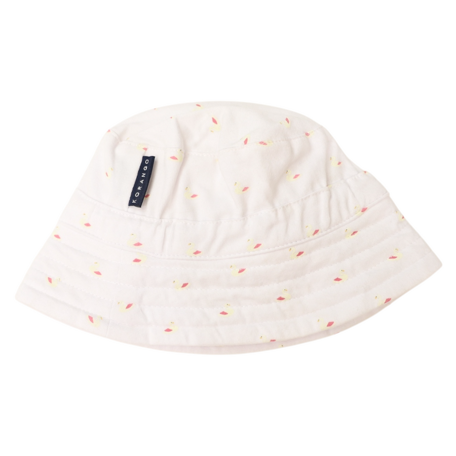 Swan Cotton Sunhat White