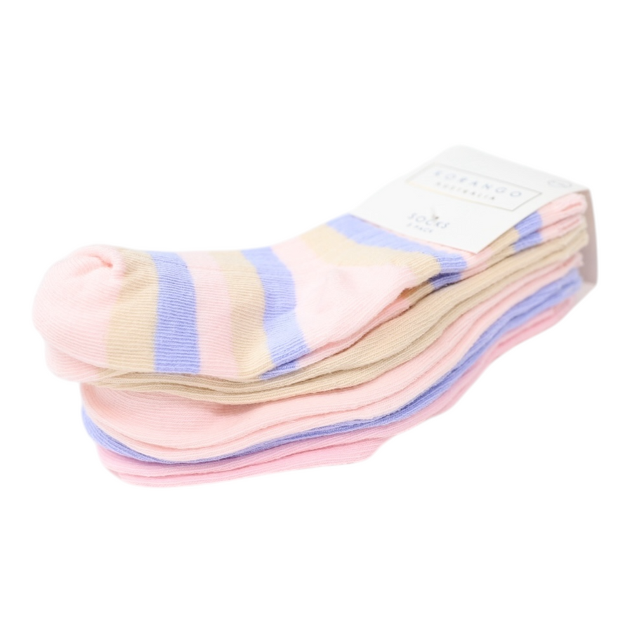 Ribbed Socks 5pk Assorted