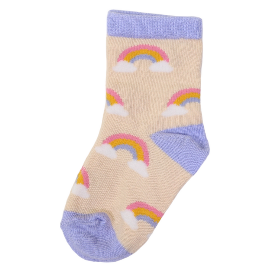 Sunshine & Rainbow Socks 3pk Assorted