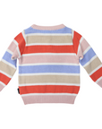 Knit Sweater Pink Stripe