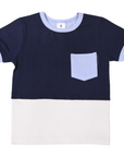 Contrast Tee Navy