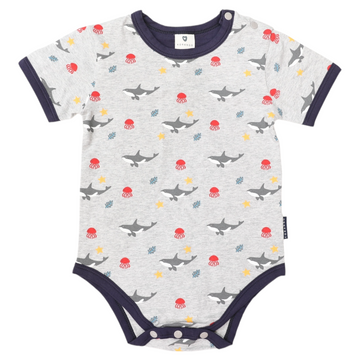 Under the Sea Bodysuit Grey